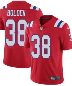 Nike New England Patriots #38 Brandon Bolden Red Alternate Stitched NFL Vapor Untouchable Limited Jersey