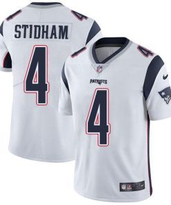 Nike New England Patriots #4 Jarrett Stidham White Stitched NFL Vapor Untouchable Limited Jersey