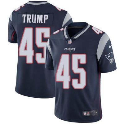 Nike New England Patriots #45 Donald Trump Navy Blue Team Color Stitched NFL Vapor Untouchable Limited Jersey