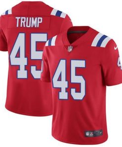 Nike New England Patriots #45 Donald Trump Red Alternate Stitched NFL Vapor Untouchable Limited Jersey