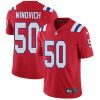 Nike New England Patriots #50 Chase Winovich Red Alternate Stitched NFL Vapor Untouchable Limited Jersey