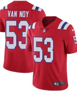 Nike New England Patriots #53 Kyle Van Noy Red Alternate Stitched NFL Vapor Untouchable Limited Jersey