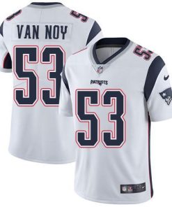 Nike New England Patriots #53 Kyle Van Noy White Stitched NFL Vapor Untouchable Limited Jersey