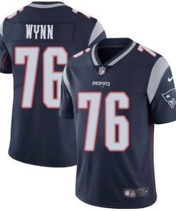Nike New England Patriots #76 Isaiah Wynn Navy Blue Team Color Stitched NFL Vapor Untouchable Limited Jersey