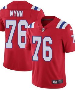 Nike New England Patriots #76 Isaiah Wynn Red Alternate Stitched NFL Vapor Untouchable Limited Jersey