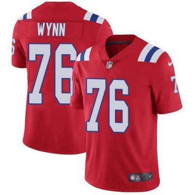 Nike New England Patriots #76 Isaiah Wynn Red Alternate Stitched NFL Vapor Untouchable Limited Jersey