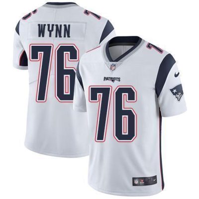 Nike New England Patriots #76 Isaiah Wynn White Stitched NFL Vapor Untouchable Limited Jersey