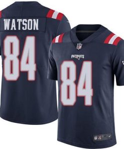 Nike New England Patriots #84 Benjamin Watson Navy Blue Stitched NFL Limited Rush Jersey