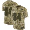 Nike New England Patriots #84 Cordarrelle Patterson Camo Stitched NFL Limited 2018 Salute To Service Jersey