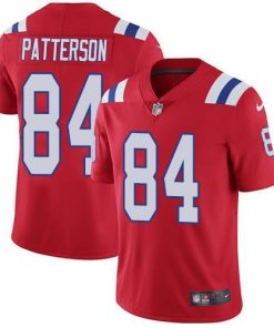 Nike New England Patriots #84 Cordarrelle Patterson Red Alternate Stitched NFL Vapor Untouchable Limited Jersey