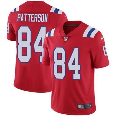 Nike New England Patriots #84 Cordarrelle Patterson Red Alternate Stitched NFL Vapor Untouchable Limited Jersey
