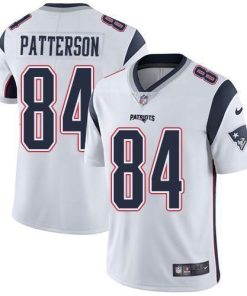 Nike New England Patriots #84 Cordarrelle Patterson White Stitched NFL Vapor Untouchable Limited Jersey