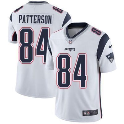 Nike New England Patriots #84 Cordarrelle Patterson White Stitched NFL Vapor Untouchable Limited Jersey