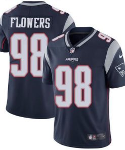 Nike New England Patriots #98 Trey Flowers Navy Blue Team Color Stitched NFL Vapor Untouchable Limited Jersey