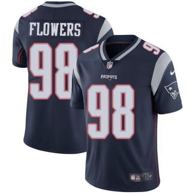 Nike New England Patriots #98 Trey Flowers Navy Blue Team Color Stitched NFL Vapor Untouchable Limited Jersey