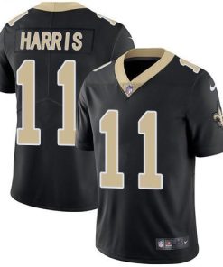Nike New Orleans Saints #11 Deonte Harris Black Team Color Stitched NFL Vapor Untouchable Limited Jersey