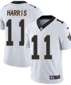 Nike New Orleans Saints #11 Deonte Harris White Stitched NFL Vapor Untouchable Limited Jersey