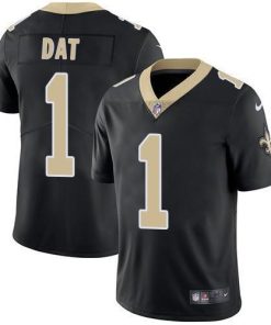 Nike New Orleans Saints #1 Who Dat Black Team Color Stitched NFL Vapor Untouchable Limited Jersey