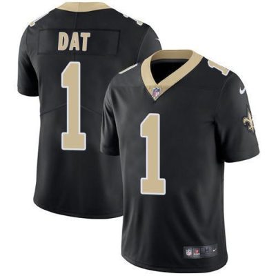 Nike New Orleans Saints #1 Who Dat Black Team Color Stitched NFL Vapor Untouchable Limited Jersey