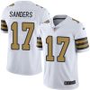 Nike New Orleans Saints #17 Emmanuel Sanders White Stitched NFL Limited Rush Jersey