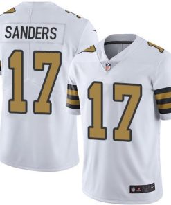 Nike New Orleans Saints #17 Emmanuel Sanders White Stitched NFL Limited Rush Jersey
