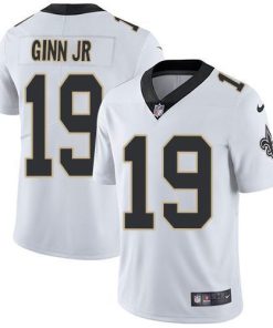 Nike New Orleans Saints #19 Ted Ginn Jr White Stitched NFL Vapor Untouchable Limited Jersey