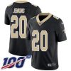 Nike New Orleans Saints #20 Janoris Jenkins Black Team Color Stitched NFL 100th Season Vapor Untouchable Limited Jersey