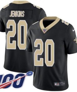 Nike New Orleans Saints #20 Janoris Jenkins Black Team Color Stitched NFL 100th Season Vapor Untouchable Limited Jersey