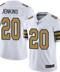 Nike New Orleans Saints #20 Janoris Jenkins White Stitched NFL Limited Rush Jersey