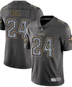 Nike New Orleans Saints #24 Vonn Bell Gray Static Stitched NFL Vapor Untouchable Limited Jersey