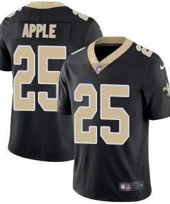 Nike New Orleans Saints #25 Eli Apple Black Team Color Stitched NFL Vapor Untouchable Limited Jersey