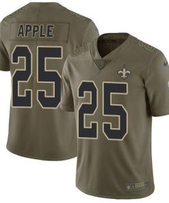 Nike New Orleans Saints #25 Eli Apple Olive Stitched NFL Limited 2017 Salute To Service Jersey