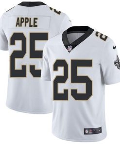 Nike New Orleans Saints #25 Eli Apple White Stitched NFL Vapor Untouchable Limited Jersey
