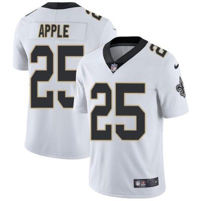 Nike New Orleans Saints #25 Eli Apple White Stitched NFL Vapor Untouchable Limited Jersey