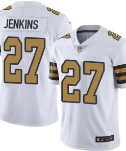 Nike New Orleans Saints #27 Malcolm Jenkins White Stitched NFL Limited Rush Jersey