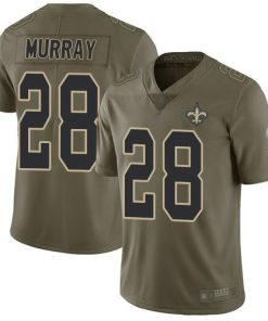 Nike New Orleans Saints #28 Latavius Murray Olive Stitched NFL Limited 2017 Salute To Service Jersey