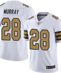 Nike New Orleans Saints #28 Latavius Murray White Stitched NFL Limited Rush Jersey