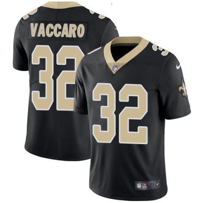 Nike New Orleans Saints #32 Kenny Vaccaro Black Team Color Stitched NFL Vapor Untouchable Limited Jersey