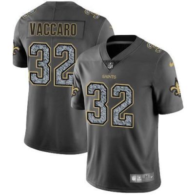 Nike New Orleans Saints #32 Kenny Vaccaro Gray Static Stitched NFL Vapor Untouchable Limited Jersey