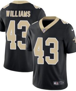 Nike New Orleans Saints #43 Marcus Williams Black Team Color Stitched NFL Vapor Untouchable Limited Jersey