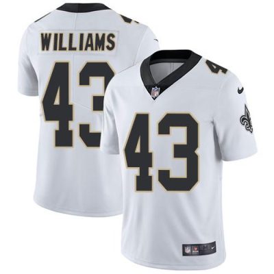 Nike New Orleans Saints #43 Marcus Williams White Stitched NFL Vapor Untouchable Limited Jersey