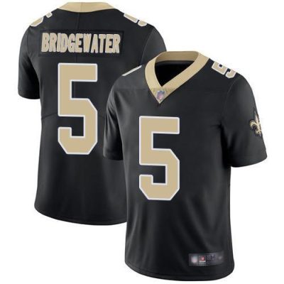 Nike New Orleans Saints #5 Teddy Bridgewater Black Team Color Stitched NFL Vapor Untouchable Limited Jersey