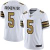 Nike New Orleans Saints #5 Teddy Bridgewater White Stitched NFL Limited Rush Jersey