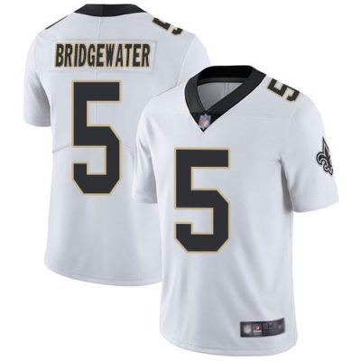 Nike New Orleans Saints #5 Teddy Bridgewater White Stitched NFL Vapor Untouchable Limited Jersey