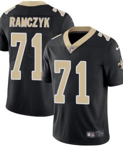 Nike New Orleans Saints #71 Ryan Ramczyk Black Team Color Stitched NFL Vapor Untouchable Limited Jersey