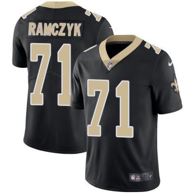 Nike New Orleans Saints #71 Ryan Ramczyk Black Team Color Stitched NFL Vapor Untouchable Limited Jersey