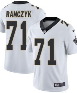 Nike New Orleans Saints #71 Ryan Ramczyk White Stitched NFL Vapor Untouchable Limited Jersey