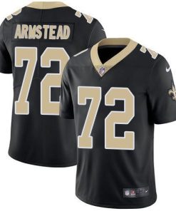 Nike New Orleans Saints #72 Terron Armstead Black Team Color Stitched NFL Vapor Untouchable Limited Jersey