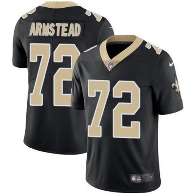Nike New Orleans Saints #72 Terron Armstead Black Team Color Stitched NFL Vapor Untouchable Limited Jersey