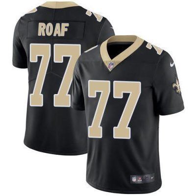 Nike New Orleans Saints #77 Willie Roaf Black Team Color Stitched NFL Vapor Untouchable Limited Jersey